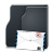 Black Terra Mail Icon 48x48 png
